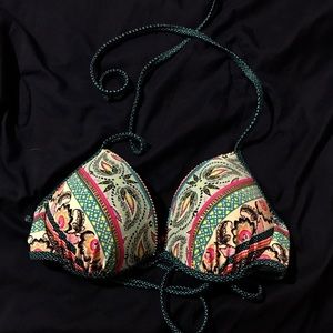 Small Green Bikini Top
